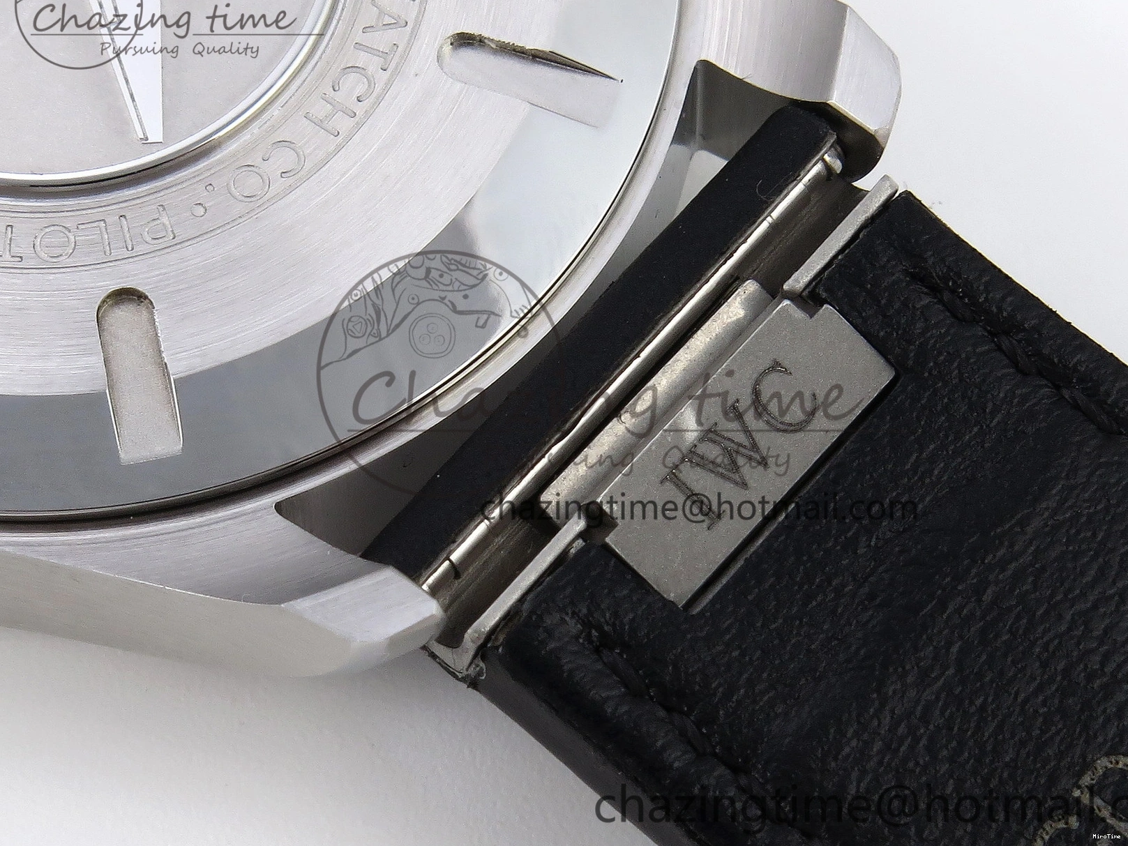 MIROTIME 0331 Pilot Mark XX IW328201 ZF 1:1 Best Edition Black Dial on Black Leather Strap A Affordable 7028